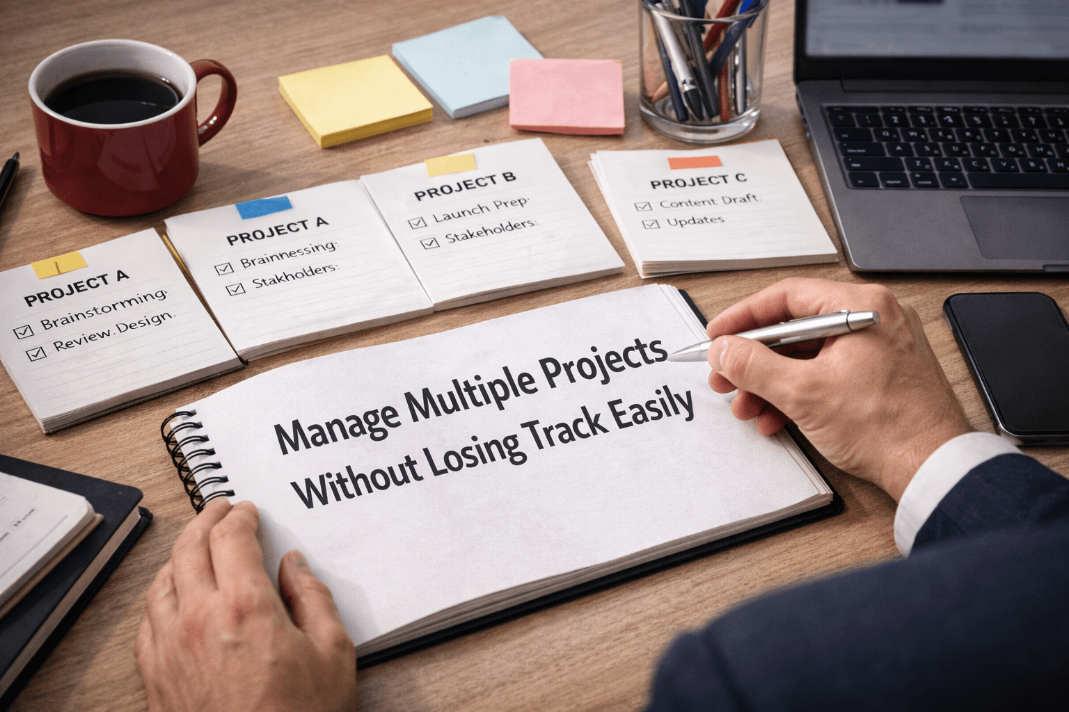 Manage Multiple Projects Without Losing Track Easily